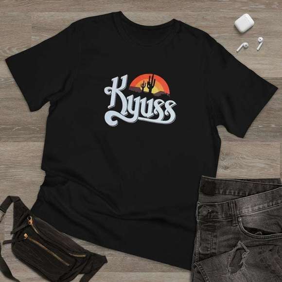 Tops - Kyuss Black Widow Stoner Rock T-Shirt
